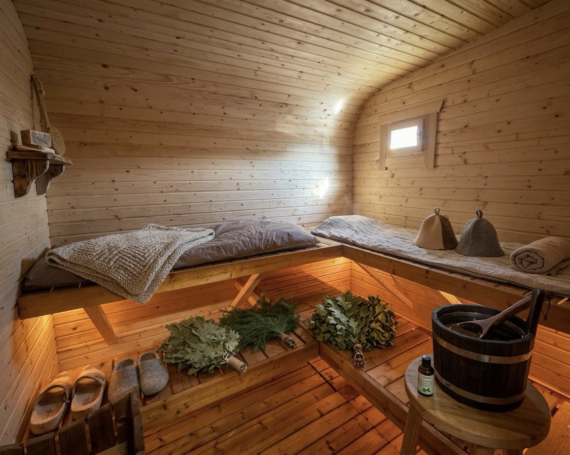 Интерьер квадратного плана