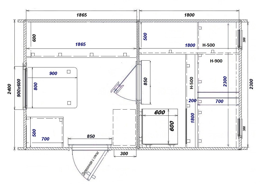 Планировка №1