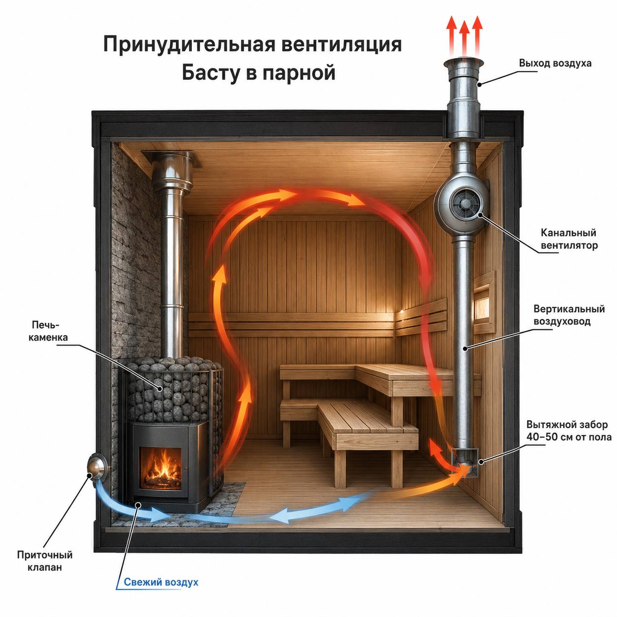 Приточно-вытяжная вентиляция БАСТУ