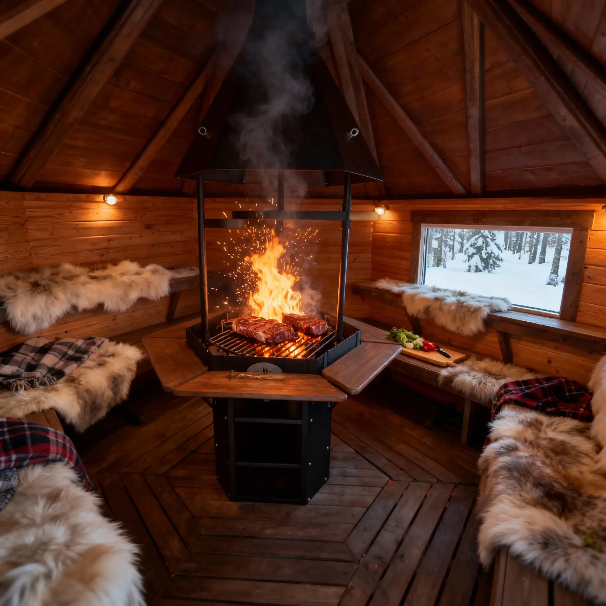 Гриль-домик — второй ракурс