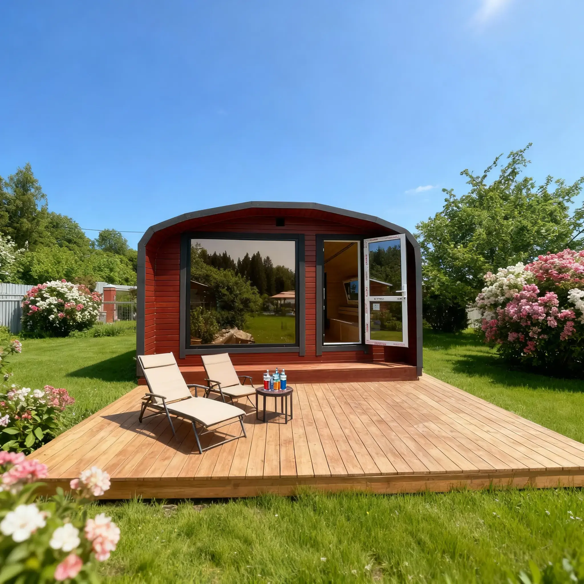 Нужен ли фундамент под баню-бочку?